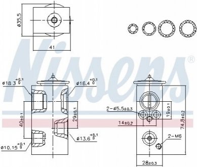 Клапан кондиционера First Fit NISSENS 999457