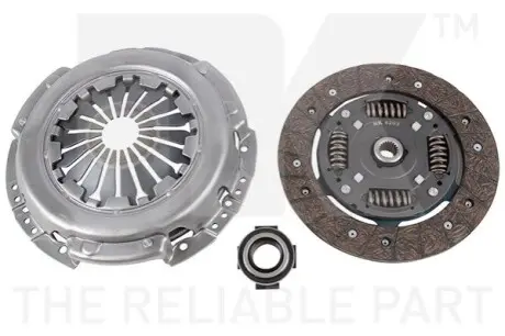 Комплект зчеплення Fiat Bravo/Punto 1.4 04- (d=200mm) (+вижимний) NK 139961 Купити в Україні