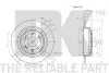 Фото Диск тормозной задний Honda Accord IX, Accord VIII 2.0/2.2D/2.4 06.08- NK (202652) изображение 3