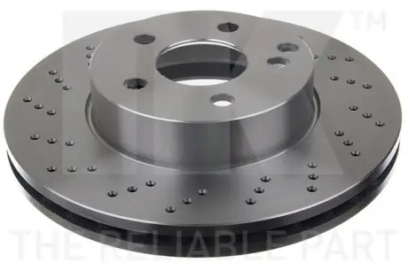 Фото 1 — Диск гальмівний (передній) MB C-class (W204/S204/C204) 07- (295x28) (з отворами) NK (2033110) Фото Диск гальмівний (передній) MB C-class (W204/S204/C204) 07- (295x28) (з отворами) NK (2033110) зображення 1