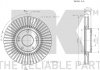Тормозной диск - (517122L500, 51712A6600) NK 203433 (фото 3)