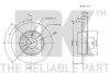 Тормозной диск NK (204728) изображение 3