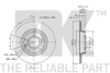 Диск гальмівний задний NK 204767 (фото 3)