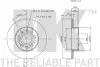 Фото Диск гальмівний (задній) Audi A3/Skoda Octavia/VW Caddy/Golf/Touran 03-15 (260х12) NK (204794) зображення 3