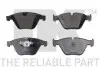 Фото Колодки гальмівні (передні) BMW 3 (E90) 07-13/5 (E60/E61)/6 (E63/E64) 03-10/7 (E65/E66/E67) 01-08 NK (221539) зображення 2
