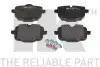 Фото Колодки гальмівні (задні) BMW 5 (G30/G31)/7 (G11/G12)/X5 (G05)/X6 (G06) 17 NK (221549) зображення 2