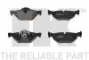 Фото Колодки гальмівні (задні) BMW 1 (E81-82/E87-88)/3 (E90-93) 04-13/X1 (E84) 09-15 NK (221550) зображення 1