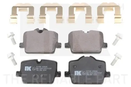 Колодки гальмівні (задні) BMW 3 (G20/G21/G80/G81)/Z4 (G29) 18-/4 (G22/G82) 20 NK 221590 Купити в Україні