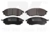 Фото Колодки гальмівні (передні) Nissan Murano/Infiniti FX 35/45 03 NK (222261) зображення 1