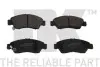 Фото Колодки гальмівні (передні) Honda Civic V/VI 91-01/Jazz 02-08 NK (222625) зображення 1