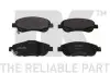Фото Колодки гальмівні (передні) Honda CR-V III/IV 06 NK (222640) зображення 1