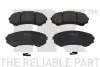 Фото Тормозные колодки дисковые перед. Mazda Mpv I Mitsubishi Grandis, Pajero 2.0D-4.5 12.90- NK (223026) изображение 1