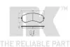 Фото Тормозные колодки дисковые перед. Mazda Mpv I Mitsubishi Grandis, Pajero 2.0D-4.5 12.90- NK (223026) изображение 2