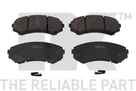 Тормозные колодки дисковые перед. Mazda Mpv I Mitsubishi Grandis, Pajero 2.0D-4.5 12.90- NK 223026 Купить в Украине