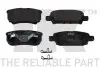 Фото Колодки гальмівні (задні) Mitsubishi Outlander/Lancer 1.3-2.4 01- (Akebono) NK (223027) зображення 1