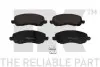 Фото Колодки гальмівні (передні) Citroen C4/Peugeot 4008 12-/Mitsubishi Lancer/Outlander 03-/Jeep/Dodge NK (223028) зображення 1