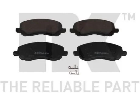 Колодки гальмівні (передні) Citroen C4/Peugeot 4008 12-/Mitsubishi Lancer/Outlander 03-/Jeep/Dodge NK 223028 Купити в Україні