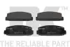 Фото Тормозные колодки дисковые зад. Mazda 323 93-97, 98-, 626 91-, 6 02- NK (223240) изображение 1