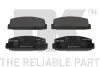 Фото Тормозные колодки дисковые зад. Mazda 323 93-97, 98-, 626 91-, 6 02- NK (223240) изображение 2