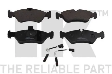 Колодки гальмівні (задні) MB Sprinter 208-316 96- (велика) NK 223329 Купити в Україні