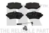 Фото Тормозные колодки перед. Mersedes A-class / Vaneo 1.6-1.9 02- NK (223349) изображение 1