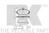 Фото Тормозные колодки перед. Mersedes A-class / Vaneo 1.6-1.9 02- NK (223349) изображение 2