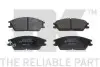 Фото Колодки гальмівні (передні) Hyundai Accent I/II 89-06/Getz 02-11 (Akebono) NK (223403) зображення 2