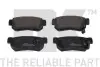 Фото Колодки гальмівні (задні) Hyundai Tucson 2.0 CRDi 04-10 NK (223411) зображення 1