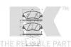 Фото Колодки гальмівні (передні) Hyundai Santa Fe II/III/Genesis 06-/Kia Sorento/Ssangyong Korando 09 NK (223427) зображення 2