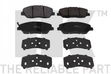 Колодки гальмівні (передні) Hyundai Santa Fe II/III/Genesis 06-/Kia Sorento/Ssangyong Korando 09 NK 223427 Купити в Україні