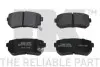 Фото Колодки гальмівні (задні) Hyundai Accent/I20/I30/Ix35/Sonata/Kia Ceed/Rio/Sportage 1.2-3.3 05 NK (223521) зображення 2
