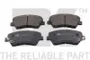 Фото Колодки гальмівні (передні) Hyundai Accent IV/Kia Rio 10 NK (223530) зображення 1