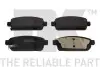 Фото Колодки гальмівні (задні) Opel Astra J 09 - R16 (Ate) NK (223647) зображення 1