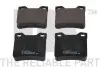 Фото Колодки гальмівні (задні) Peugeot 406 96-04/605 89-11 (+датчики) NK (223731) зображення 1