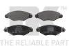 Фото Колодки гальмівні (передні) Peugeot 206 98-/Peugeot 206+ 09-13 NK (223739) зображення 2