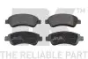 Фото Комплект гальмівних колодок (передніх) Citroen C2/C4 04-/C3 09-/Berlingo/Peugeot 206/307 96-/207 06-/208 12 NK (223741) зображення 1