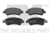 Фото Комплект гальмівних колодок (передніх) Citroen C2/C4 04-/C3 09-/Berlingo/Peugeot 206/307 96-/207 06-/208 12 NK (223741) зображення 2