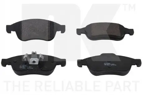 Комплект гальмівних колодок (передніх) Renault Fluence/Megane/Scenic 08 NK 223969 Купити в Україні