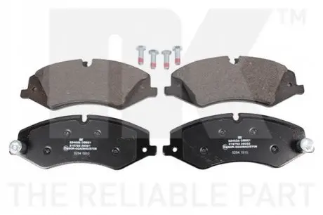 Колодки гальмівні (передні) Land Rover Discovery IV/V 09-/Range Rover III/IV/Sport I/II 06 NK 224032 Купити в Україні