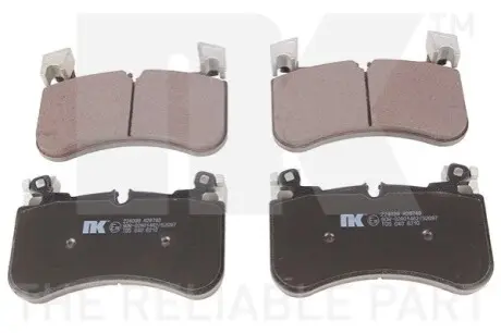 Колодки гальмівні (передні) Land Rover Defender 19-/Discovery 16-/Range Rover 12- 4x4 (Brembo) NK 224039 Купити в Україні