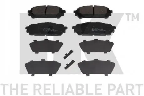 Колодки гальмівні (задні) Subaru Impreza 99-/Forester 02-12/Saab 9-2X 04-06 NK 224417 Купити в Україні