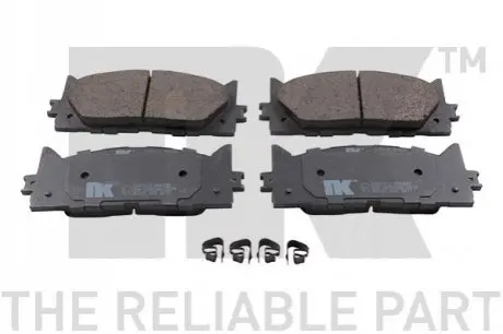 Колодки гальмівні (передні) Toyota Camry/Lexus ES 01- (Akebono) NK 2245113 Купити в Україні