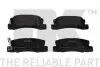 Фото Колодки гальмівні (задні) Toyota Camry 86-01/Avensis 97-03/Carina 87-97/Lexus RX 98-03/ES 89-01 NK (224517) зображення 1