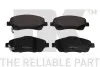 Колодки гальмівні (передні) Toyota Avensis/Corolla 03-09 NK (224562) зображення 1