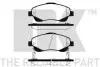 Колодки гальмівні (передні) Toyota Avensis/Corolla 03-09 NK (224562) зображення 2