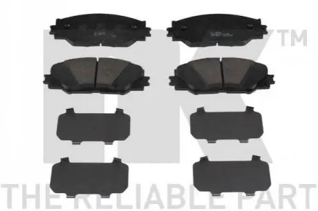 Колодки гальмівні (передні) Toyota RAV4 2.0-3.5/Prius 1.8 05 NK 224575 Купити в Україні