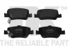 Фото Колодки гальмівні (задні) Toyota Corolla/Auris 06-14/IQ/Urban Cruiser 09-15/Prius 12-/Yaris 05 NK (224586) зображення 1