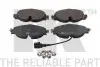 Фото Колодки гальмівні (передні) Audi A3/Q2/Q3/Seat/Skoda Octavia/Kodiaq/VW Golf/Passat B8 12-(+датчик) NK (2247121) зображення 1