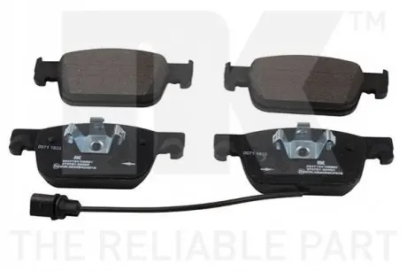 Колодки гальмівні (передні) Audi A4/A5 15- (з датчиком) NK 2247124 Купити в Україні