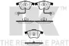 Фото Колодки гальмівні (передні) Audi A6 97-05 (+датчики) NK (224758) зображення 2